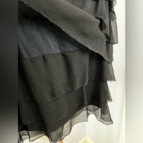 NWT Kas Designs raw hem ruffle top size small - Picture 4 of 7